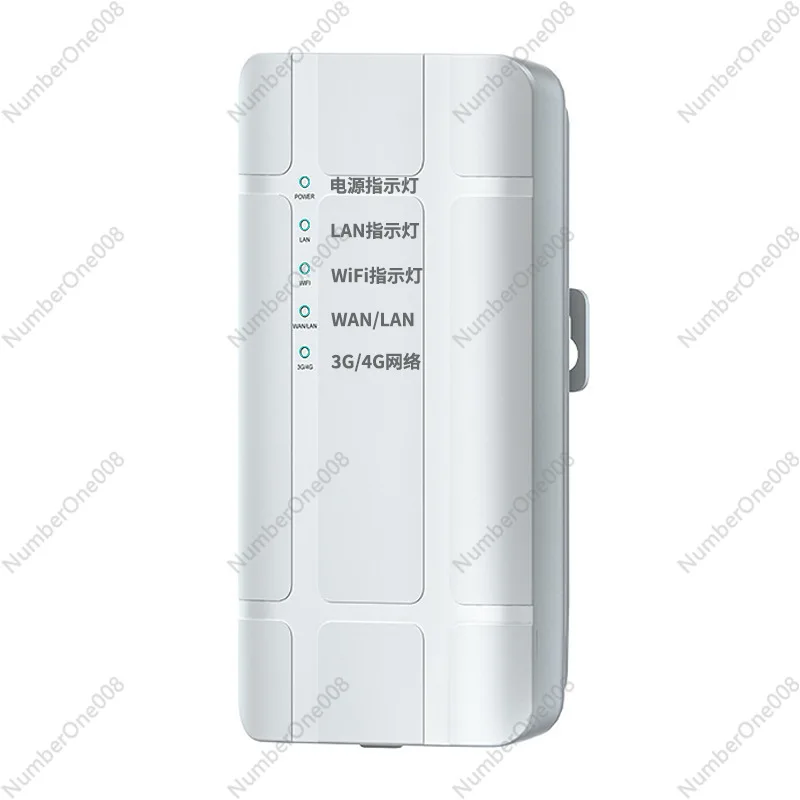 Waterproof 4G LTE WiFi 6 Router Outdoor Gigabit Ethernet High Speed for Rural Area Remote Work