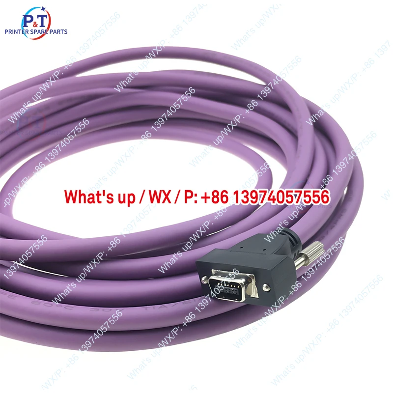 Beijing board starlight 512i inkjet printer LVDS data cable 4m 6m 9m 14P core BYHX purple high-density cable