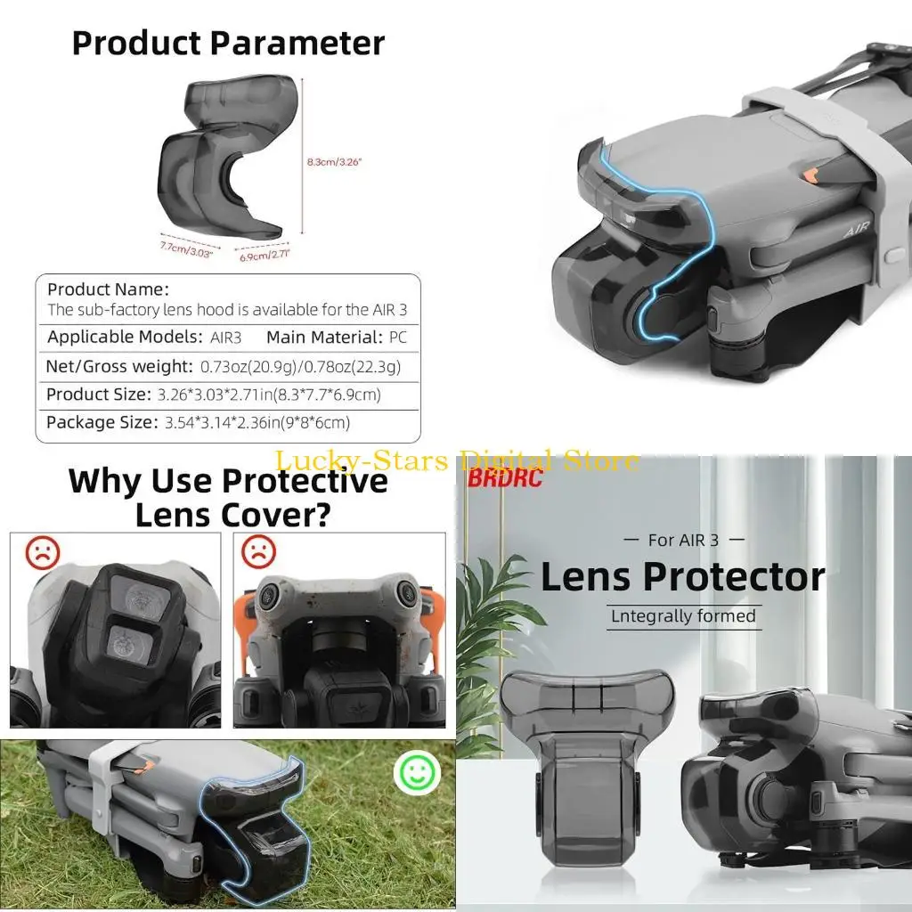

T3EE Lens Cover Gimbal Holder Guard Protector for DJI AIR 3 Camera Holder