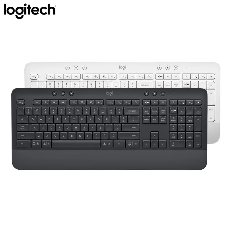 

Original Logitech Signature K650 Teclado Sem Fio | Conforto Full-Size | Bluetooth & Logi Bolt USB | Receptor Incluso PC Laptop