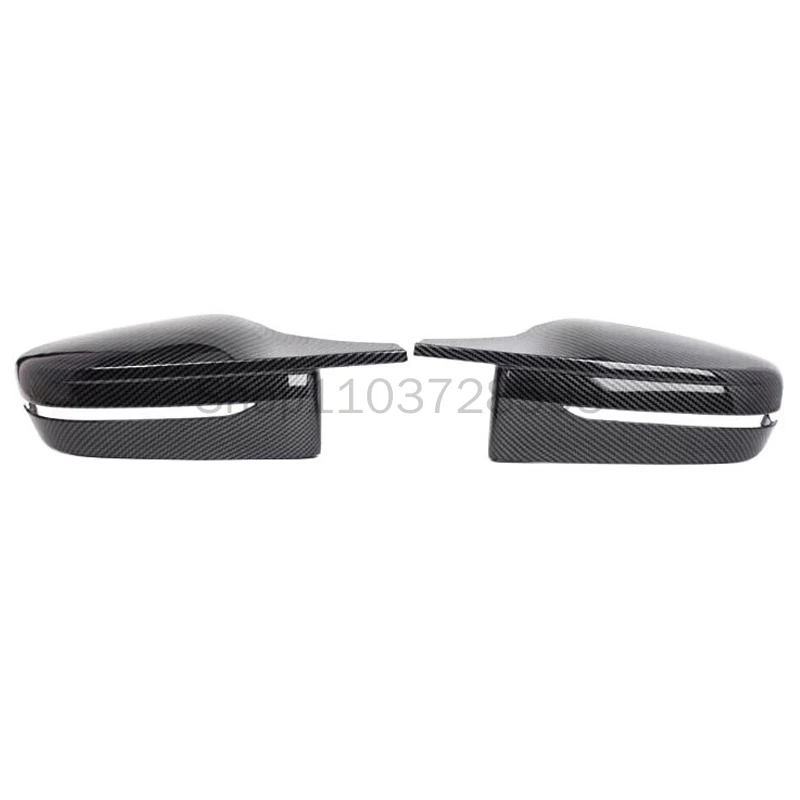 Accessoires de couverture de rétroviseur de voiture, conduite à gauche (motif en Fiber de carbone) pour BMW série 3 G20 G30 G31 G32 G11 G12 2017 – 2022