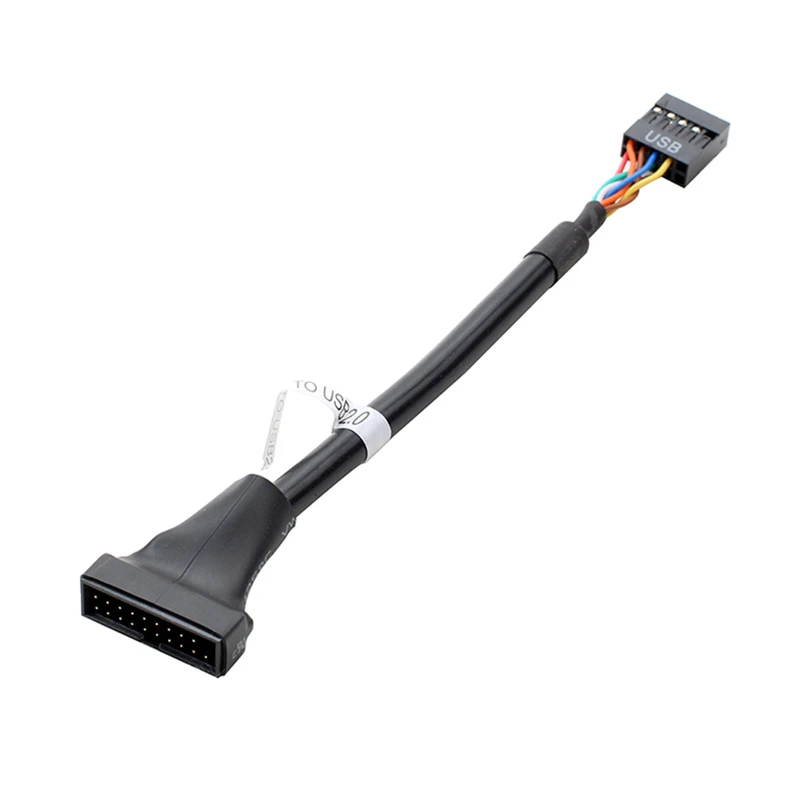 NEW USB 3.0 to 2.0 Cable Converter USB Motherboard Header Mainboard USB3.0 20Pin to USB2.0 9Pin Connector Extension Cable Bridge