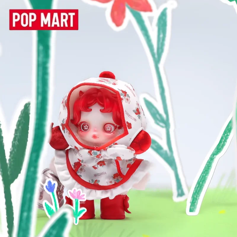 

POPMART SKULLPANDA Amid Flowers Series Blind Box Blind Box Toys Kawaii Anime Action Figure Surprise Mystery Box Dolls