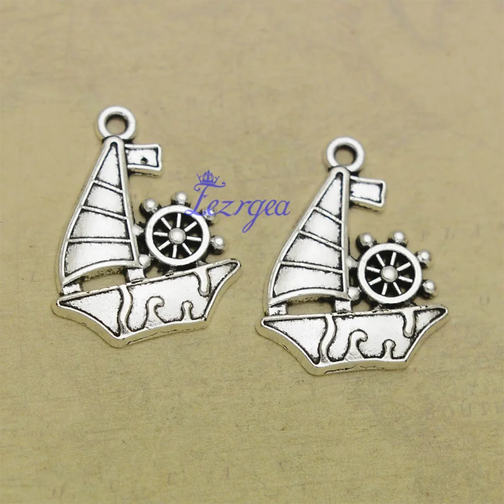 10pcs/lots Vintage Travel Camping Charms Airplane Aircraft Car Bus Bike Boat Taxi Pendants For Diy Jewelry Making Supplies