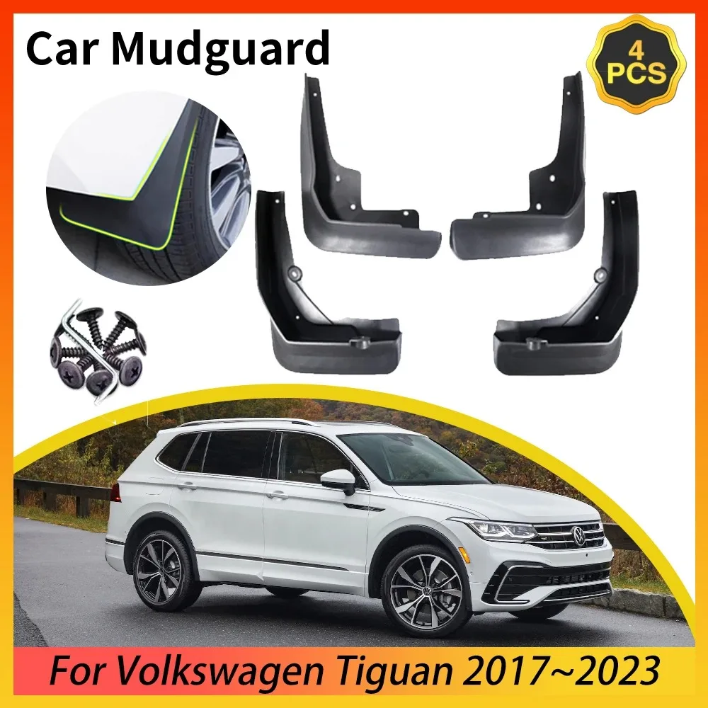 

Car Mudguard For Volkswagen VW Tiguan L Allspace MK2 AD BW 2017 2018 2019 2020 2021 2022 2023 Accessories Mud Flap Splash Fender