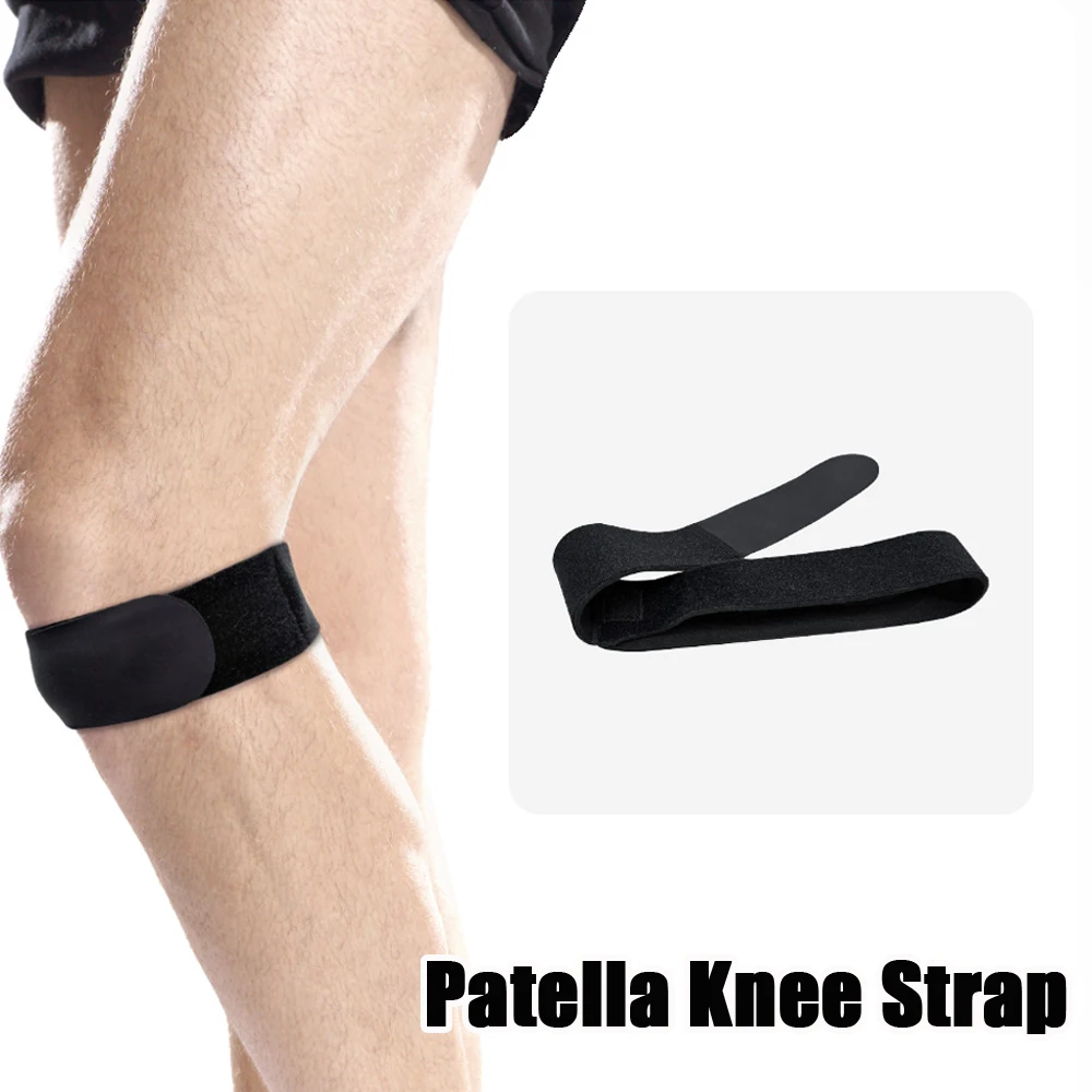

1 шт., регулируемый ремешок для поддержки колена, сухожильный ремешок для коленной чашечки для мужчин и женщин, бег, баскетбол, пеший туризм, колено и тендинит прыжков