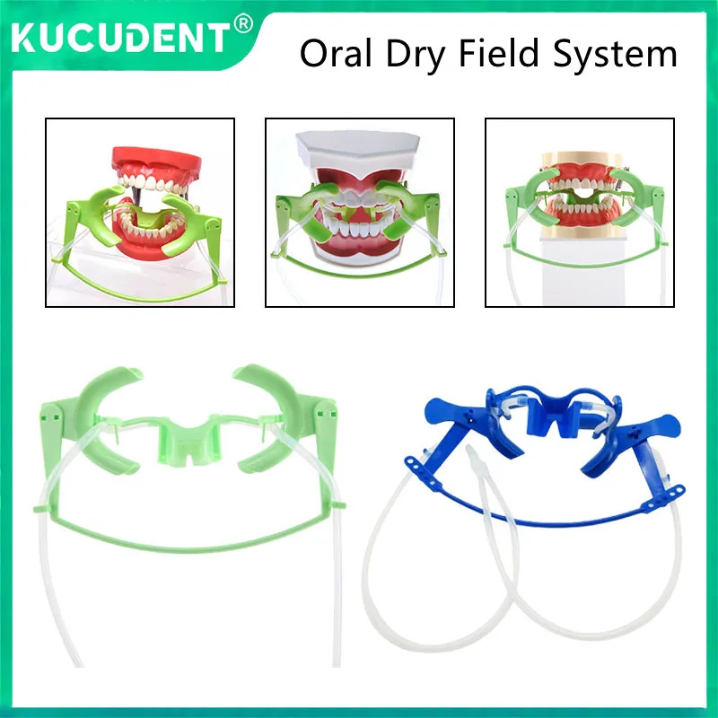 

Dental Mouth Opener with Saliva Aspirator Suction Sub Nola Lip Cheek Retractor Adjustable Oral Dry Field System Dentistry Tools