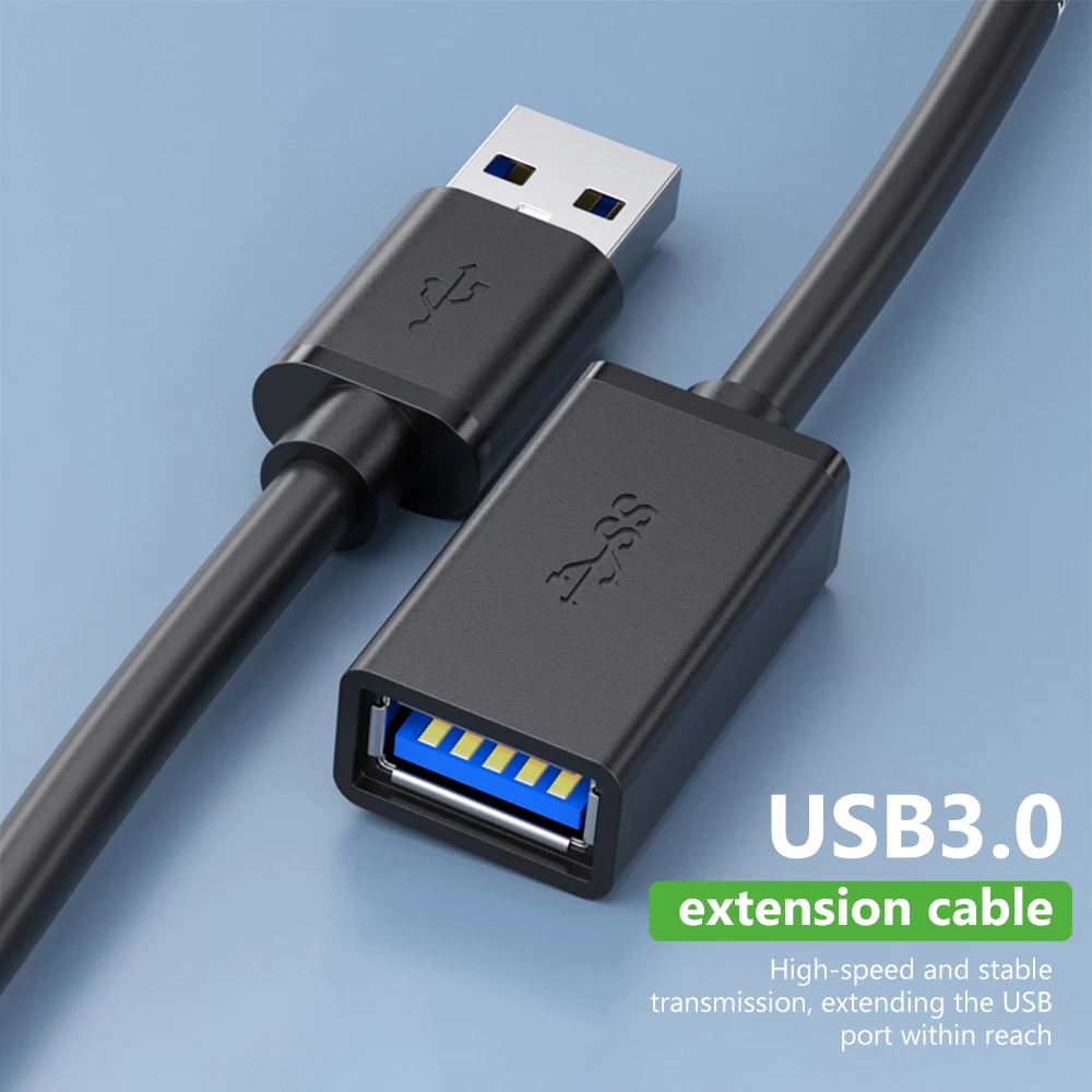 

USB3.0 Extension Cable for Smart TV PS4 Xbox One SSD USB to USB Cable Extender Data Cord Mini USB3.0 Extension Cable