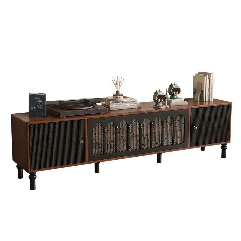 

French, retro, medieval style, TV cabinet, modern, simple, light luxury, solid wood