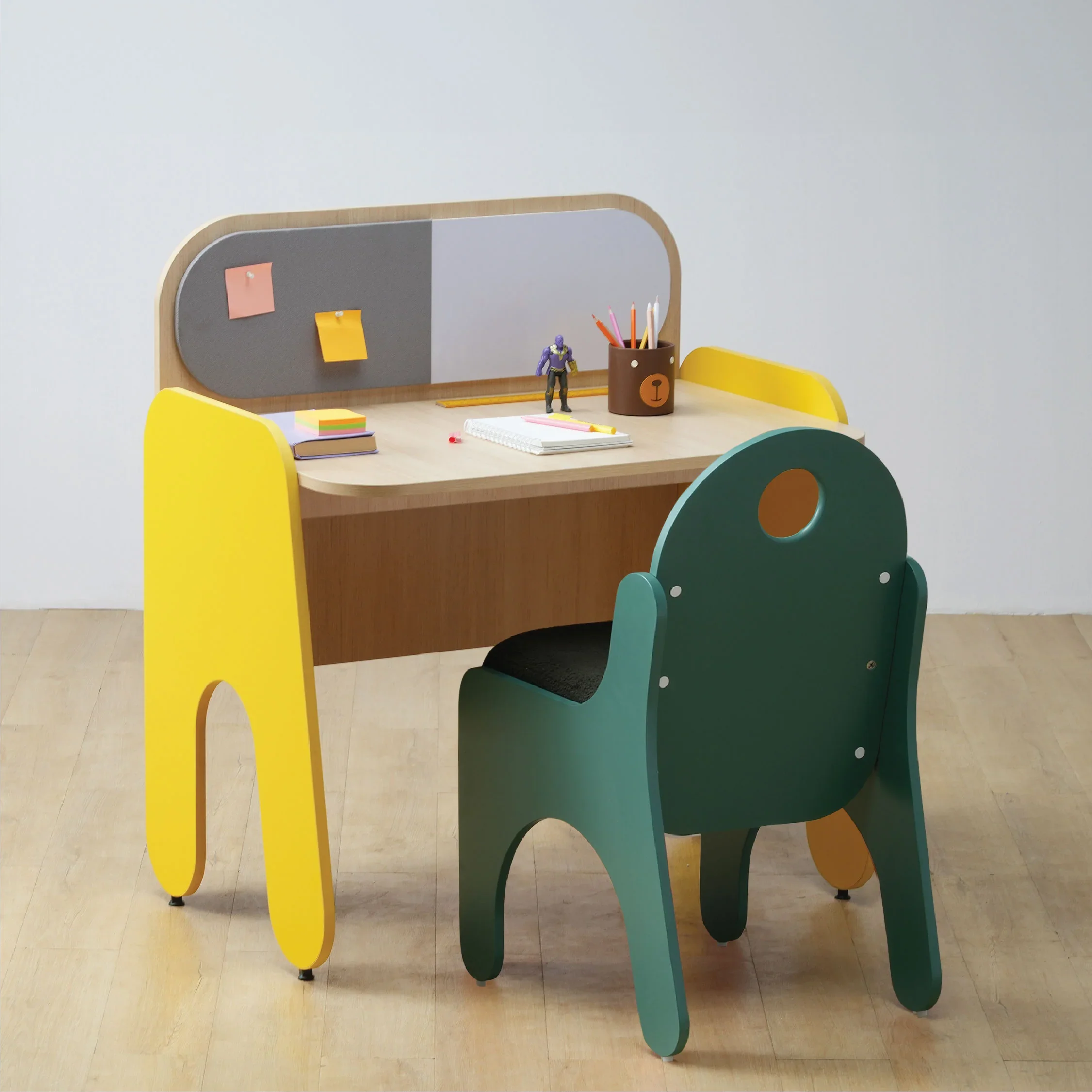 

Großhandel Neues Design Billig Bunte Moderne Holz Kinder Möbel Tisch Und Stuhl Set
