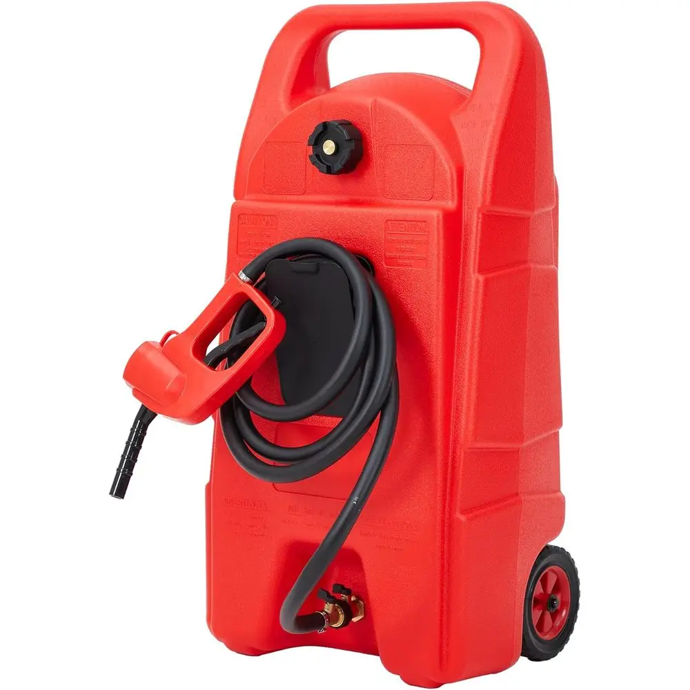 

Канистра для топлива на 15 галлонов, контейнер для топлива с ручным насосом LE SipPump 10T, портативный бак для хранения топлива с колесами для автомобиля или квадроцикла