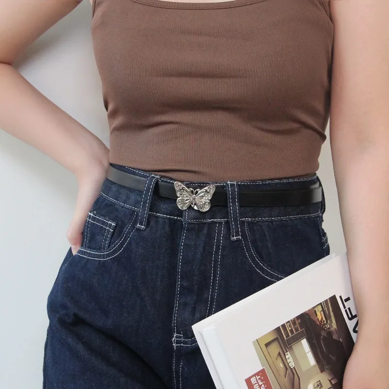 Fashionable Minimalist and Versatile Bow-Knot Waist-Cinching Dress Belt Trendy Minimalist and Elegant Women’s Slim Belt