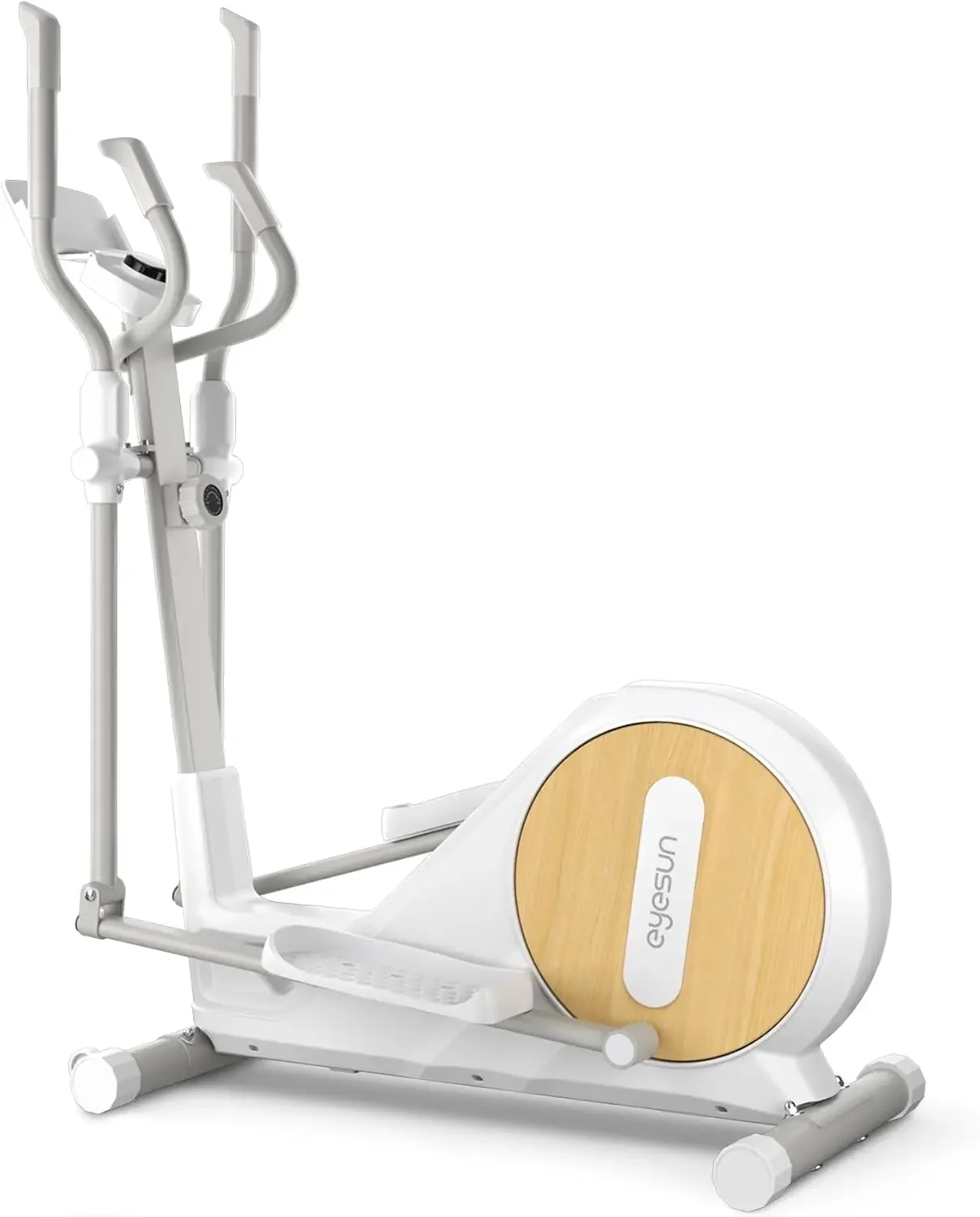 

Эллиптический тренажер для дома, компактные тренажеры 3-в-1 с 16 уровнями сопротивления, маховик 14 фунтов