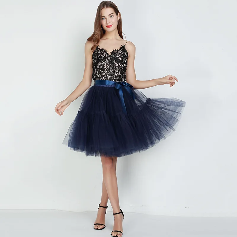 Super Flauschigen 5-schicht Tutu Rock Multi-schicht Große Schaukel Gaze Rock Damen Rock Tutu Rock Brautjungfer Rock elegante Temperament