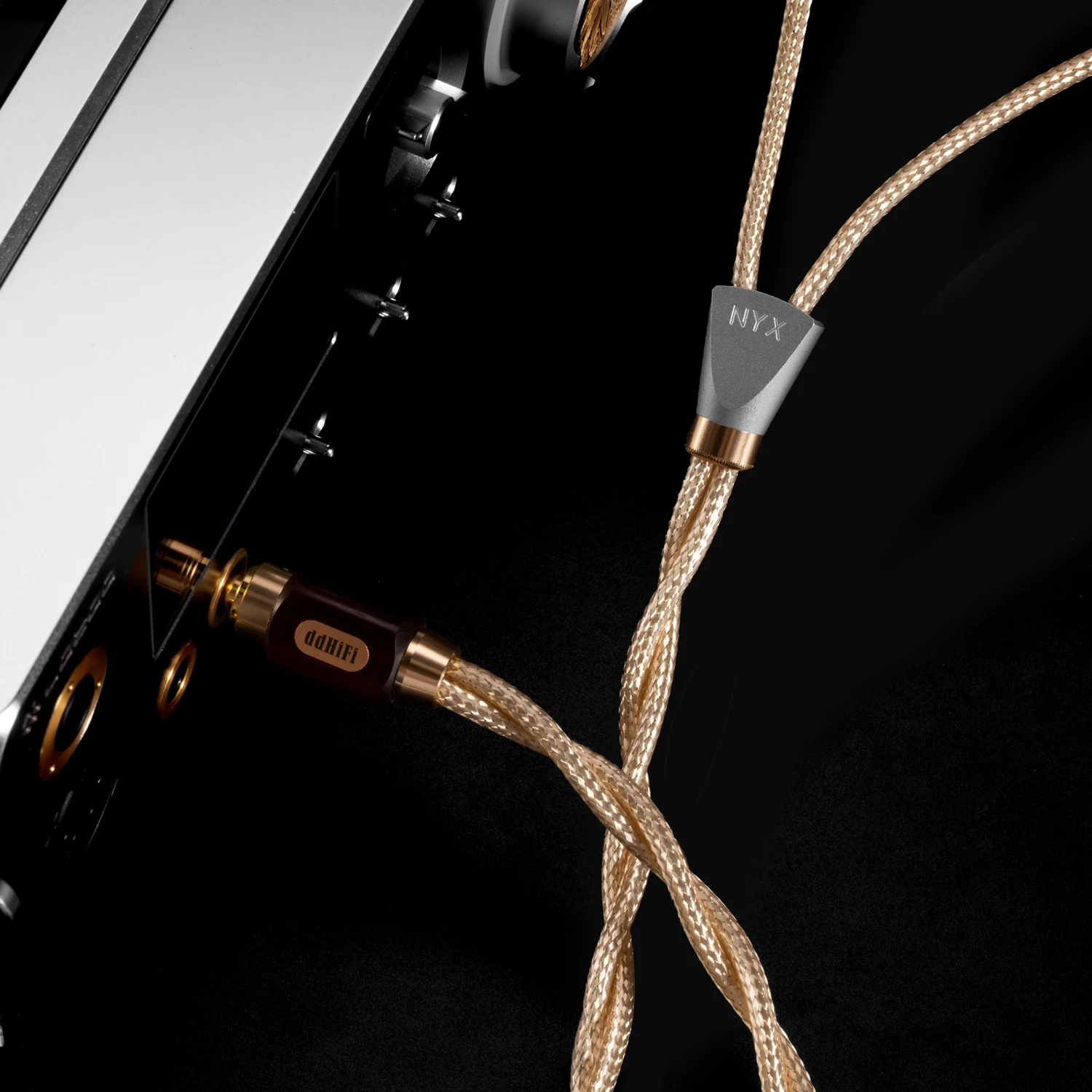 DD ddHiFi BC150G 4,4 mm symmetrisches Kopfhörer-Upgrade-Kabel, silberfarbenes OCC-Kupfer mit schwimmendem Schirm für Sennheiser Focal AT Sony & Co. – Detail 19