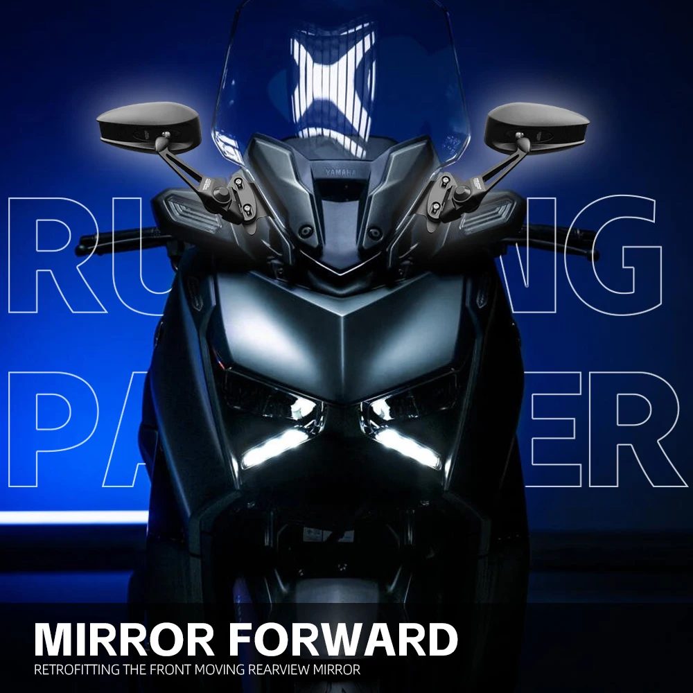 

Xmax300 Motorcycle Accessories Mirror Set Suitable For Yamaha XMAX300 2017-2023 Rearview Mirror Forward Bracket Set X MAX 300
