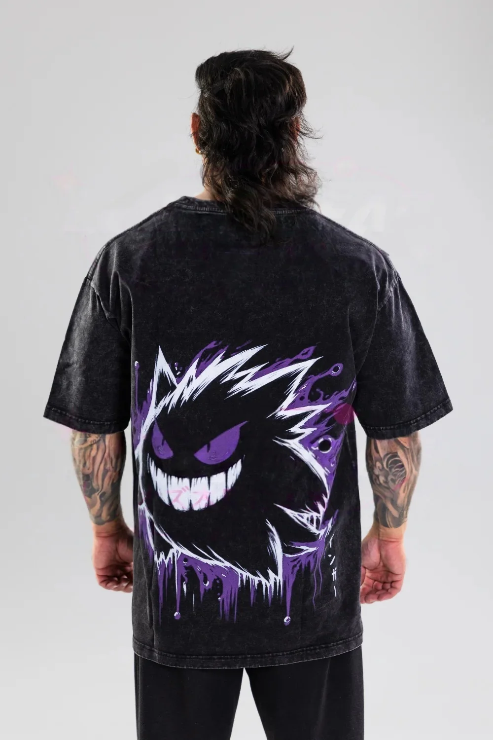 camiseta-oversized-gengar-pokemon-anime-lavada-2026-verao-harajuku-moda-retro-masculina-feminina-algodao-lavado