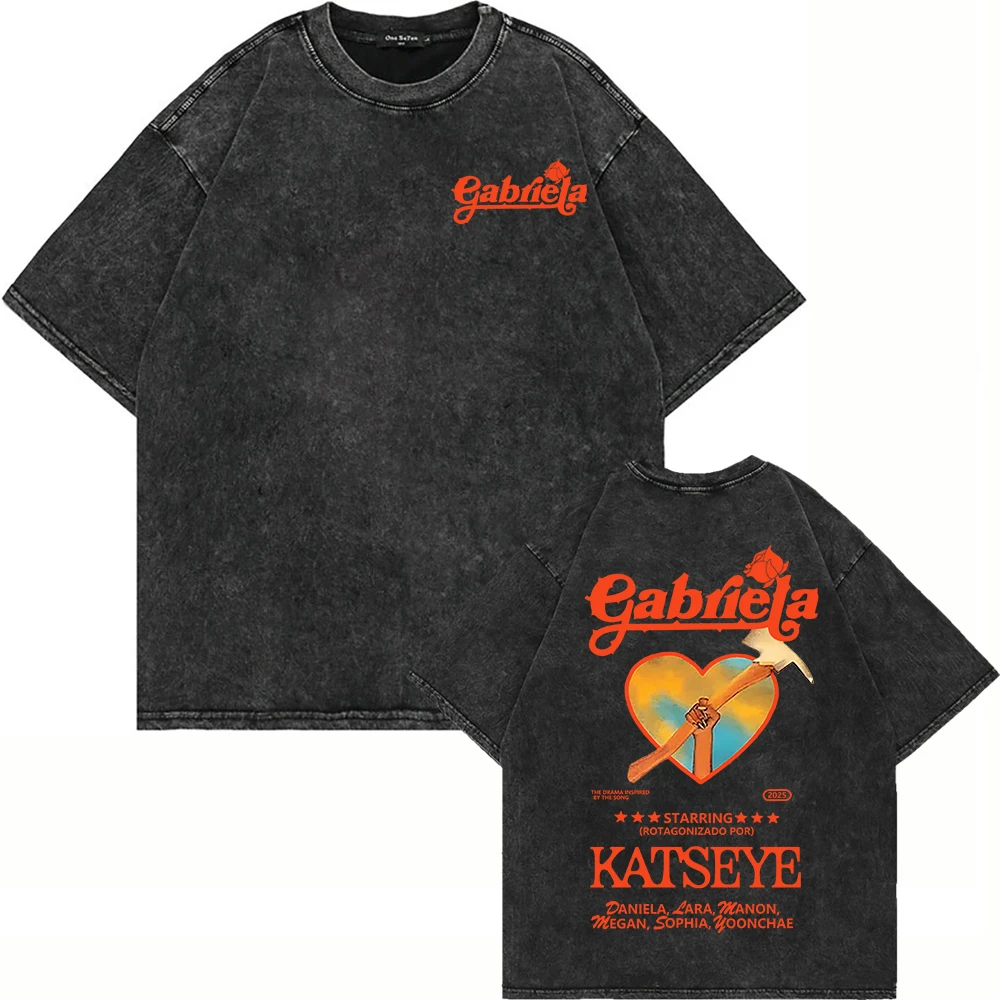 

Y2K Fashion 2026 Oversized Blouse, Washed 230GSM Soft Cotton Harajuku T-shirt for Women, O-Neck Short Sleeve Loose Fit Tee Tops