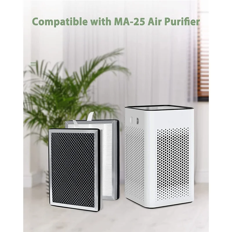 Promotion!Replacement Filter For Medify MA-25 Air Purifier 3 In1 With Pre-Filter H13 True HEPA Filter&Activated Carbon Filter