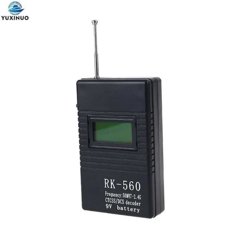 High Quality RK-560 Frequency Meter 50MHz-2.4GHz Portable Radio Handheld Frequency Counter RK560 DCS CTCSS Radio Tester