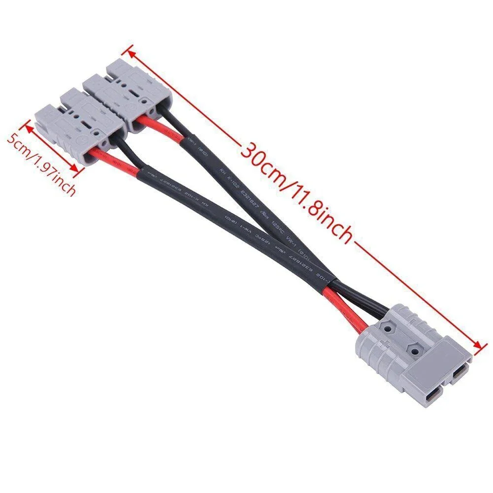 25 Cm Plug Connector with Cable 10AWG Double Y Adapter For Anderson 50A Electrical Equipment Supplies