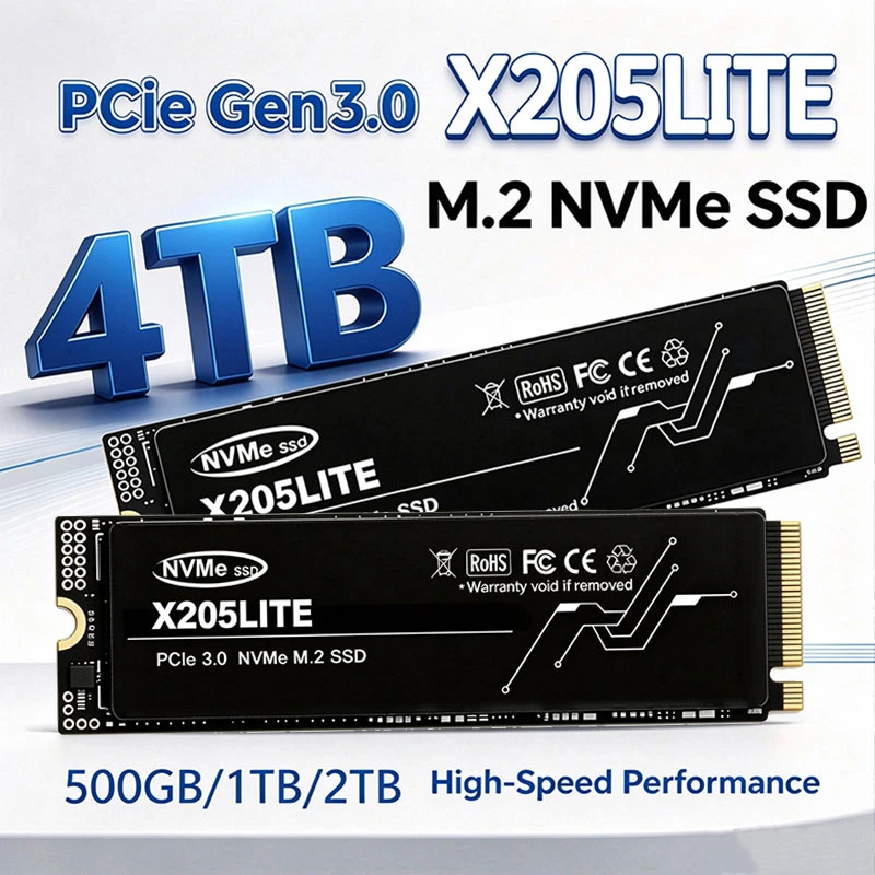 SSD X25LITE NVMe M2 1TB 500GB 2TB 4TB, SSD NVMe M2 M.2 2280 PCIe 3.0x4, Unidades de Estado Sólido Internas para Laptop e Desktop