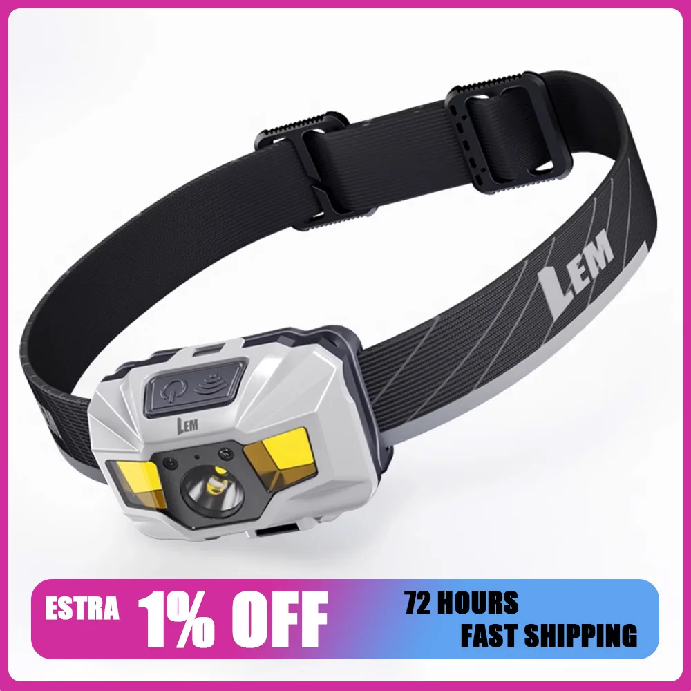 

LEM L115/L116 Мощный налобный фонарь для скалолазания на открытом воздухе, фонарик 1200 мАч/1000 мАч, 800 лм/650 лм, перезаряжаемый налобный фонарь для рыбалки