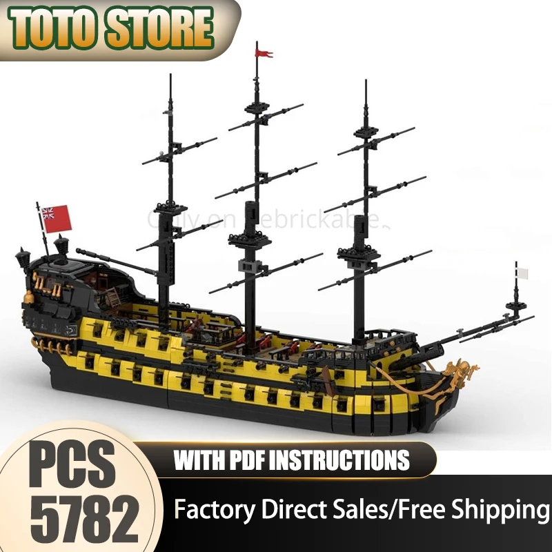 

Military Warship Model Moc Building Bricks HMS Angel | British Ship Model Technology Modular Block Toy DIY Assembly Christmas