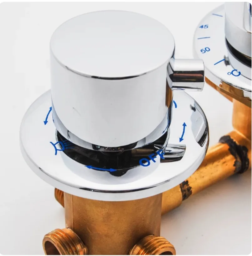 Shower Room Thermostatic Mixer Diverter Valve Smart Water Switch Faucet Parts Integrated Shower Accessories