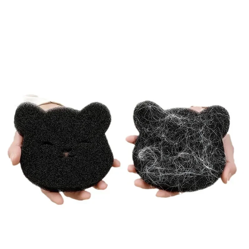 Laundry Ball Washing Machine Lint Catcher Bear Shape Pet Hair Remover Reusable Clothes Sofa Cat Dog Hair Cleaning Sponge