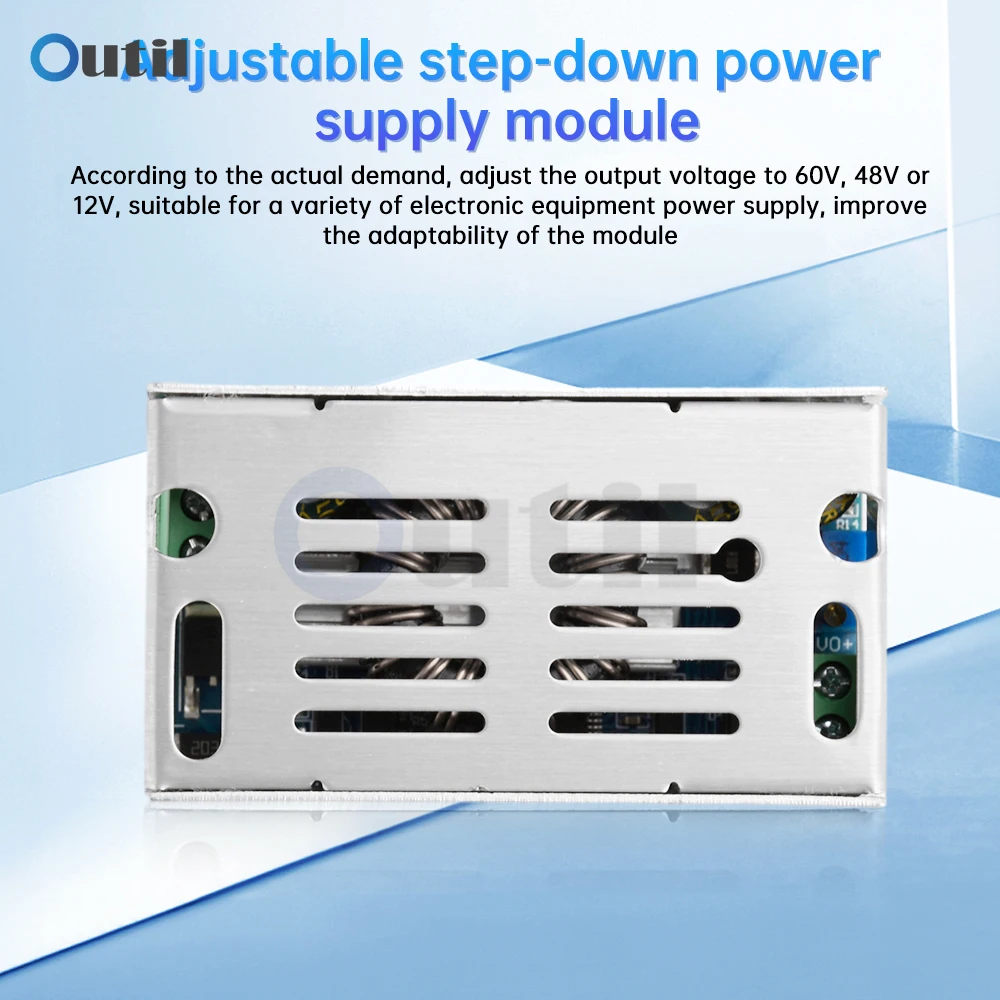 

Понижающий преобразователь 100 Вт, 6 А, Регулируемый понижающий модуль питания от 10-90 В до 1,5-60 в, синхронная понижающая плата для исправления