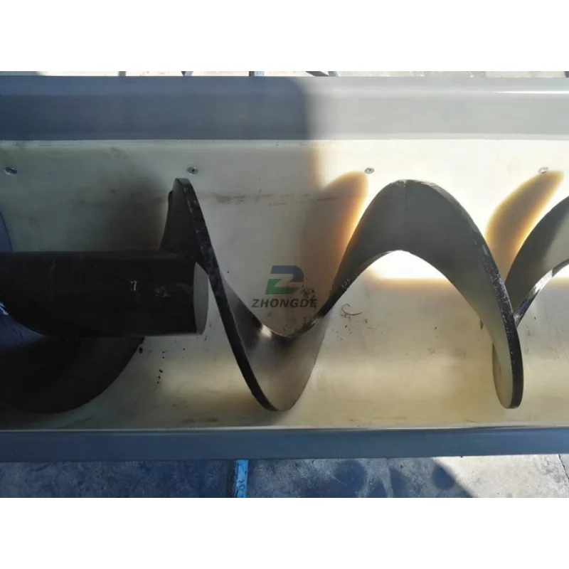 resistance spiral shaft screw conveyor and accessories