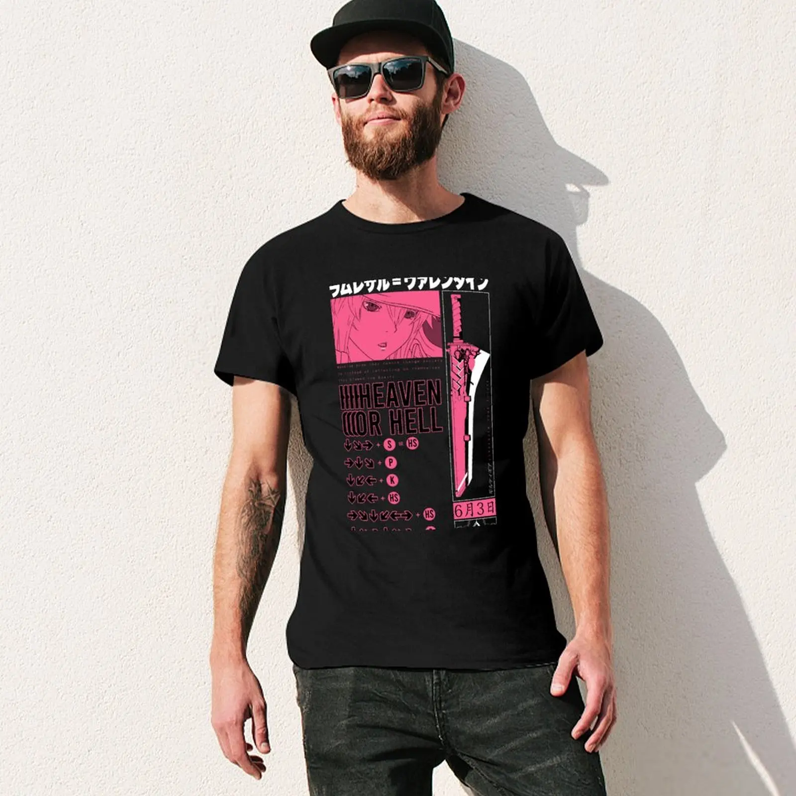 HEAVEN OR HELL RAMLETHAL REDUX T-Shirt Basic Regular Fit Casual T-Shirt view 3