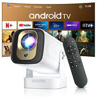 Smart Projector HY260 PRO Android 11 Projector 4K Native 1080P Auto Focus Native 330ANSI Dual Wifi BT5.4 Home Outdoor Movie