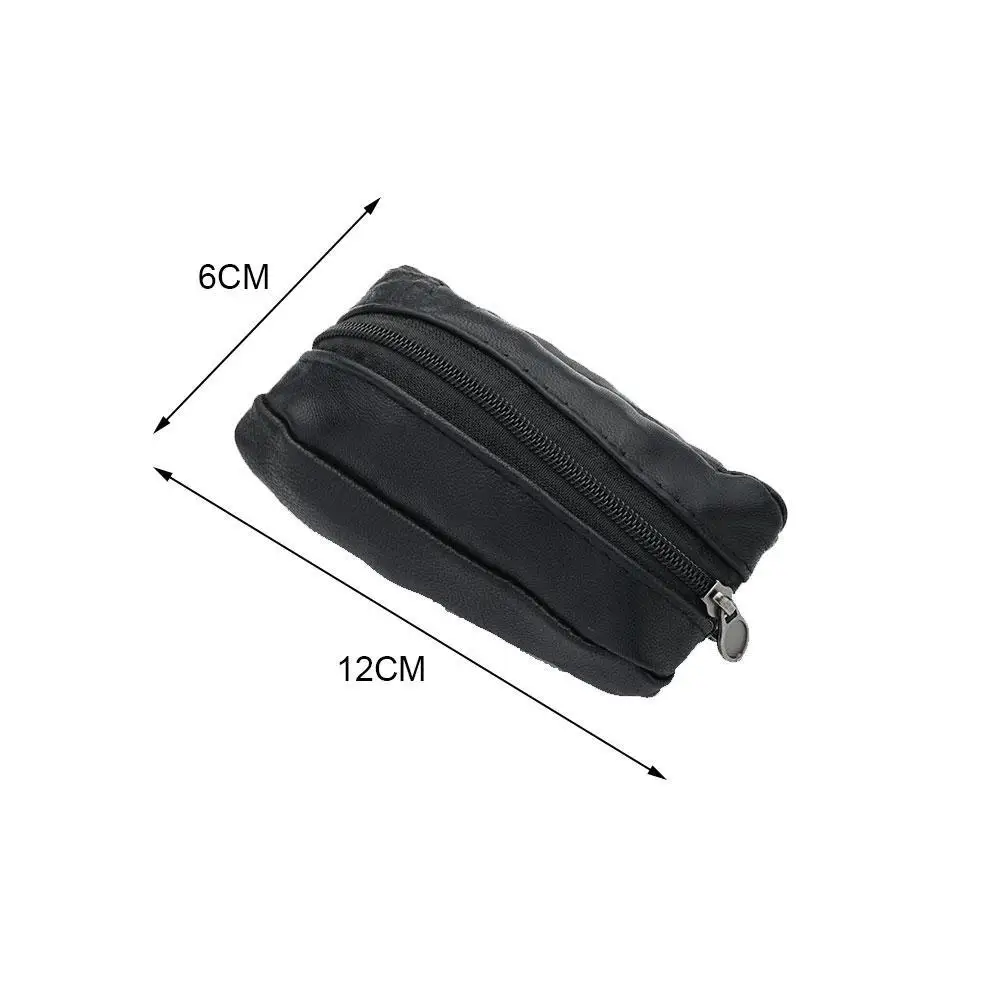 Modischer Schlüsselanhänger aus echtem Leder, Kleingeldtasche, Clutch, Schlüsselhalter, Organizer, tragbare Mini-Münzaufbewahrung für Männer und Frauen – Detail 13
