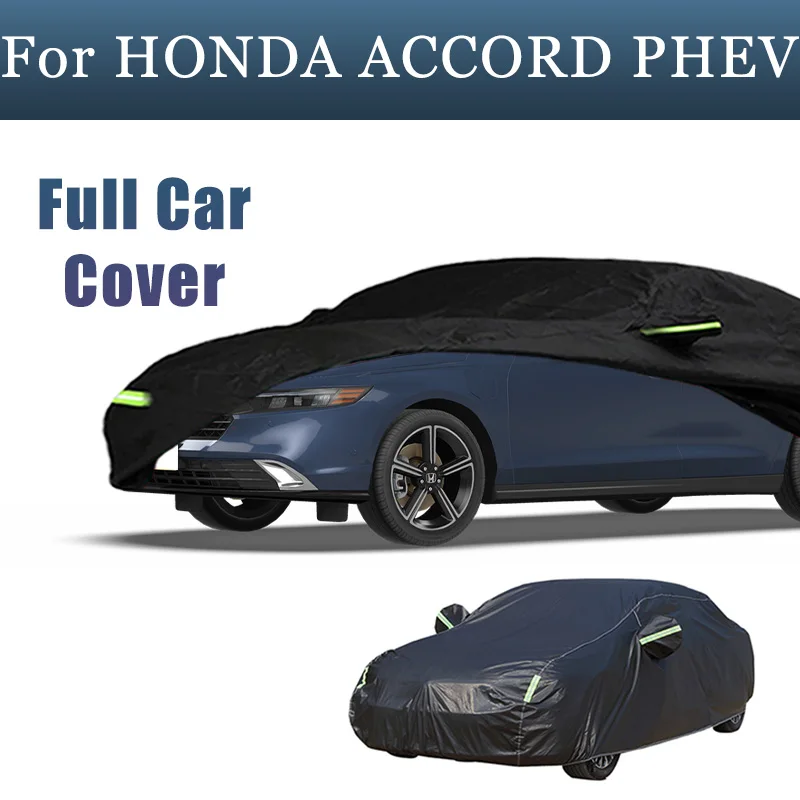 

Автомобильный чехол на заказ, подходит для HONDA ACCORD PHEV, водонепроницаемый, всепогодный, для автомобилей, полный внешний чехол, защита от солнца, дождя и снега