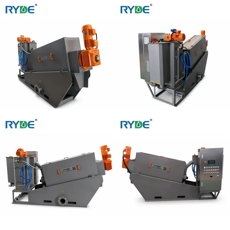 for RDL301 Multi plate Spiral Filter Press Automatic SS316 for Chemical Wastewater Treatment