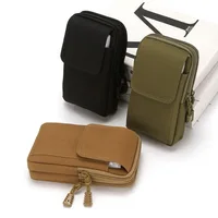 Homefish Men's Tactical EDC Waist Pack, Belt Loop Clip Pouch, Small Outdoor Travel Bag with Soft Back for Running Camping Hiking 6