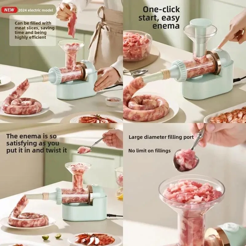 for Electric Manual Household Sausage Machine Enema Small Multifunctional Cooking Tool Solid Type