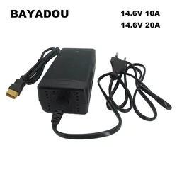 14.6V 10A 20A Lifepo4 Fast Charger 4S 12V 12.8V Iron Phosphate RV Battery Charger XT60 Connector