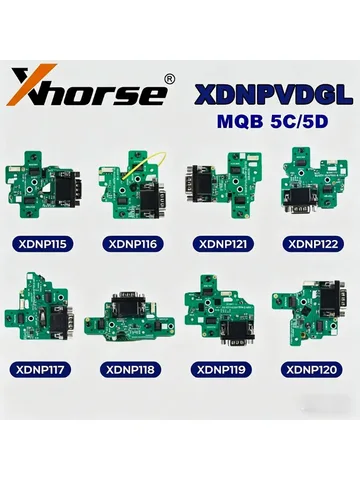 2026 Xhorse XDNPVDGL MQB 5C/5D Специальный набор адаптеров для работы с VVDI Key Tool Plus/MultiProg для чтения данных ключей VW/Skoda/Audi