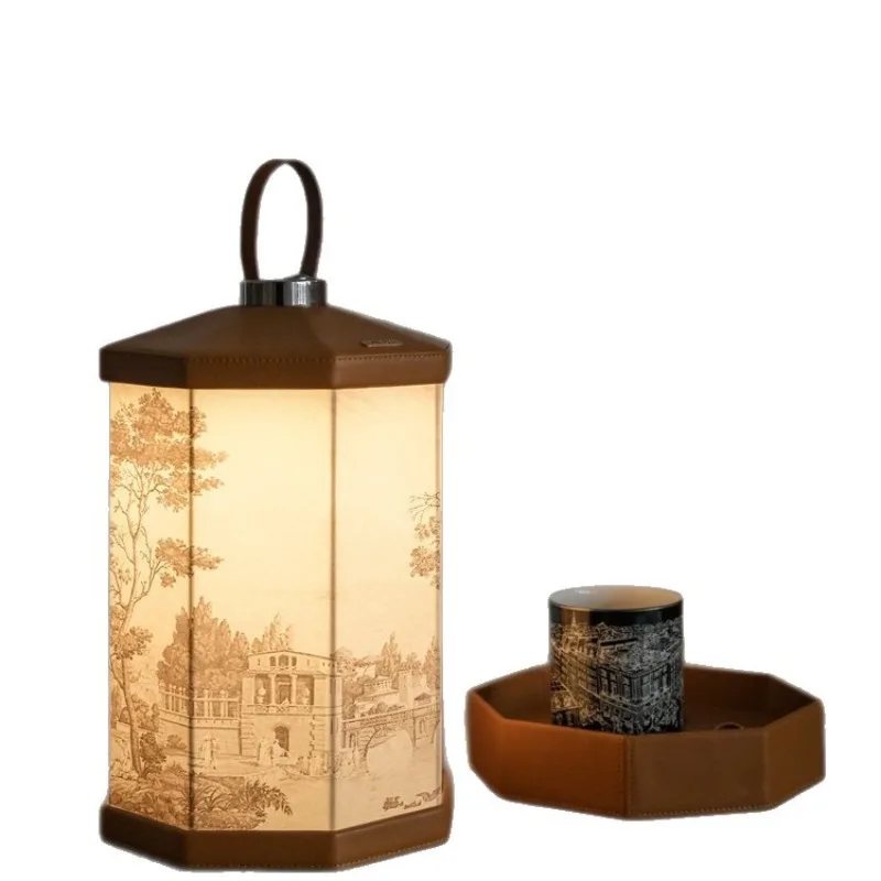 

Bedroom bedside lamp decorative lamp, new Chinese wireless charging desk lamp
