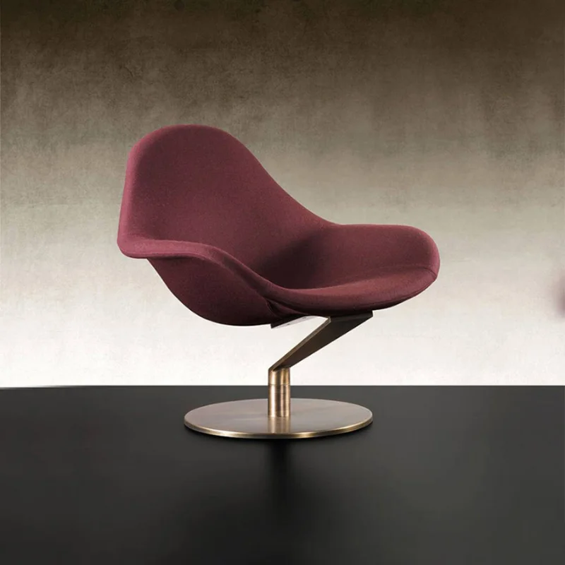 

Creative special-shaped fiberglass rotating zenith armchair light luxury