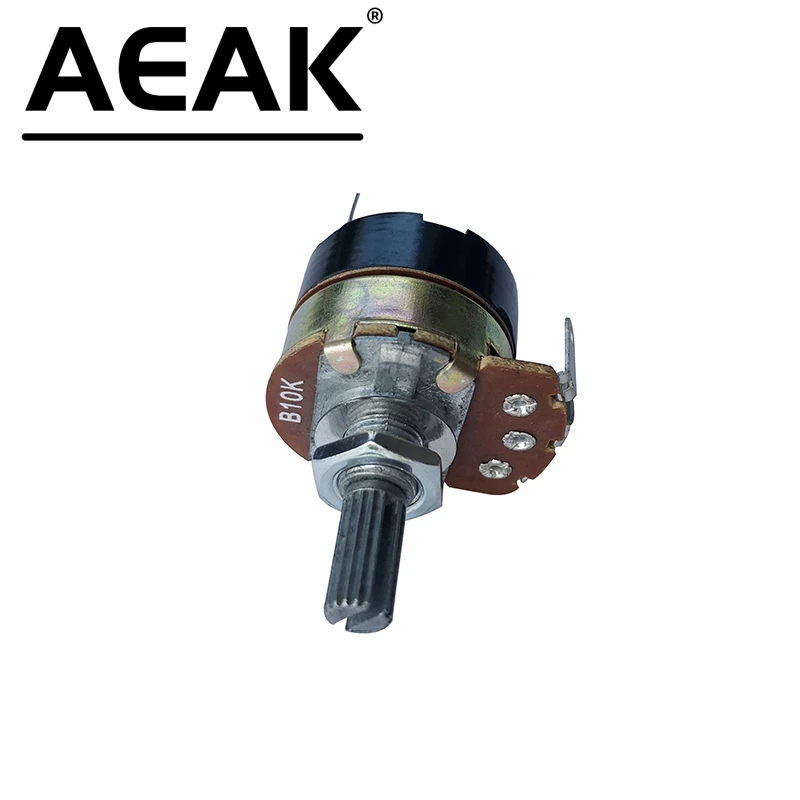 5pcs WH138-1 B5K/10K/20K/50K/100K/250K/500K/1K/2K Adjustable speed potentiometer with switch