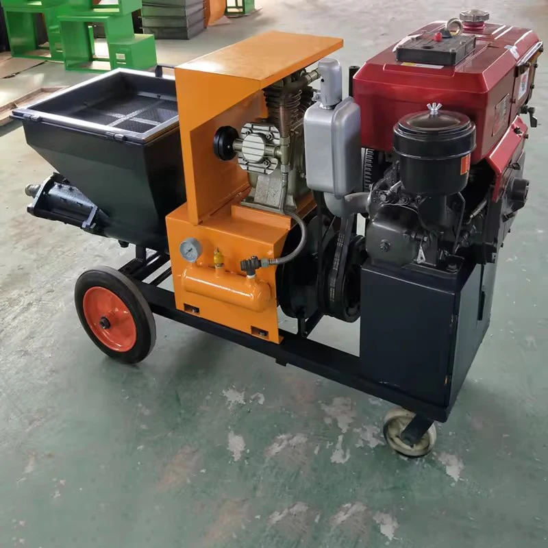 Mortar Render Wall Plaster Machine Construction Mortar Spray Machinery Wall rendering Hot Sale For Oman