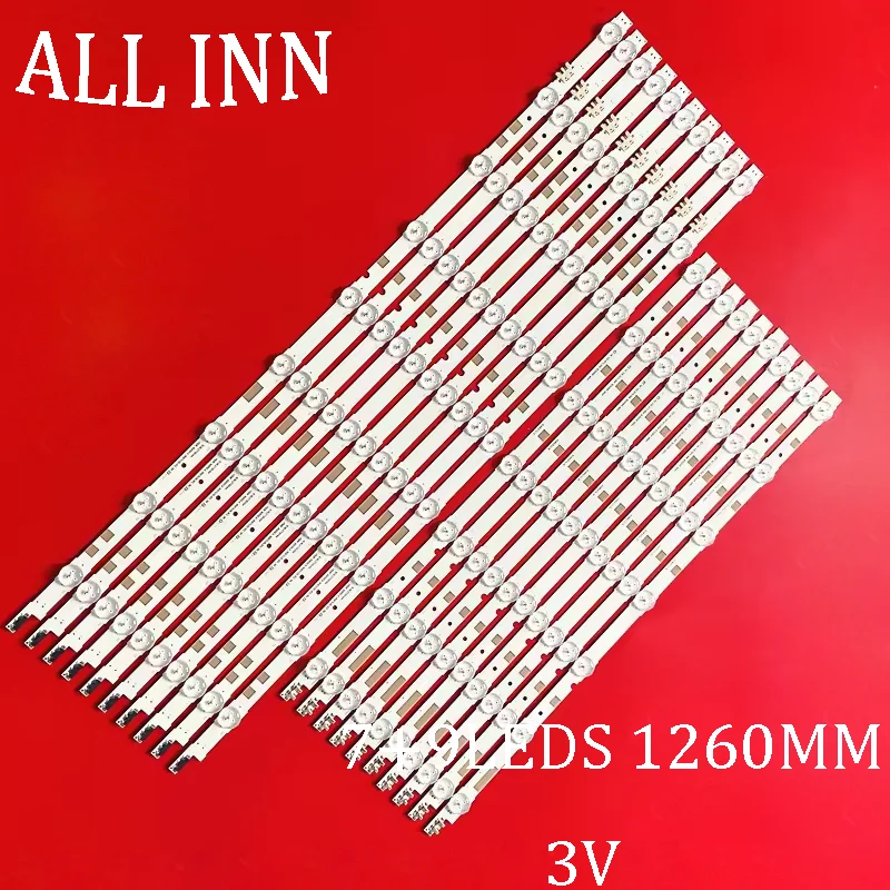 Striscia di retroilluminazione a LED per UA60JS7200R UE60JU6870U UE60JU6800K UE60JS7200U UN60JS8000 V5DR_600SCA 600SCB-R0 BN96-38483A 38484A