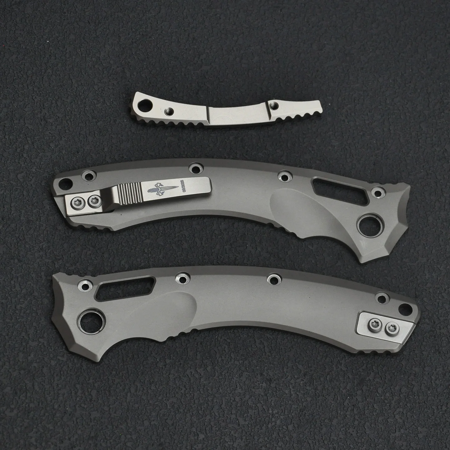 MT Amphibian Ram-LOK Folding Knife Titanium Handle 1 Set Whole Accessories Camping Hiking EDC Tools Knife Parts Customization