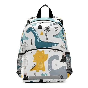 子供のための漫画の恐竜のランドセル、軽量の小学校のバックパック、男の子の新しい、3-8歳