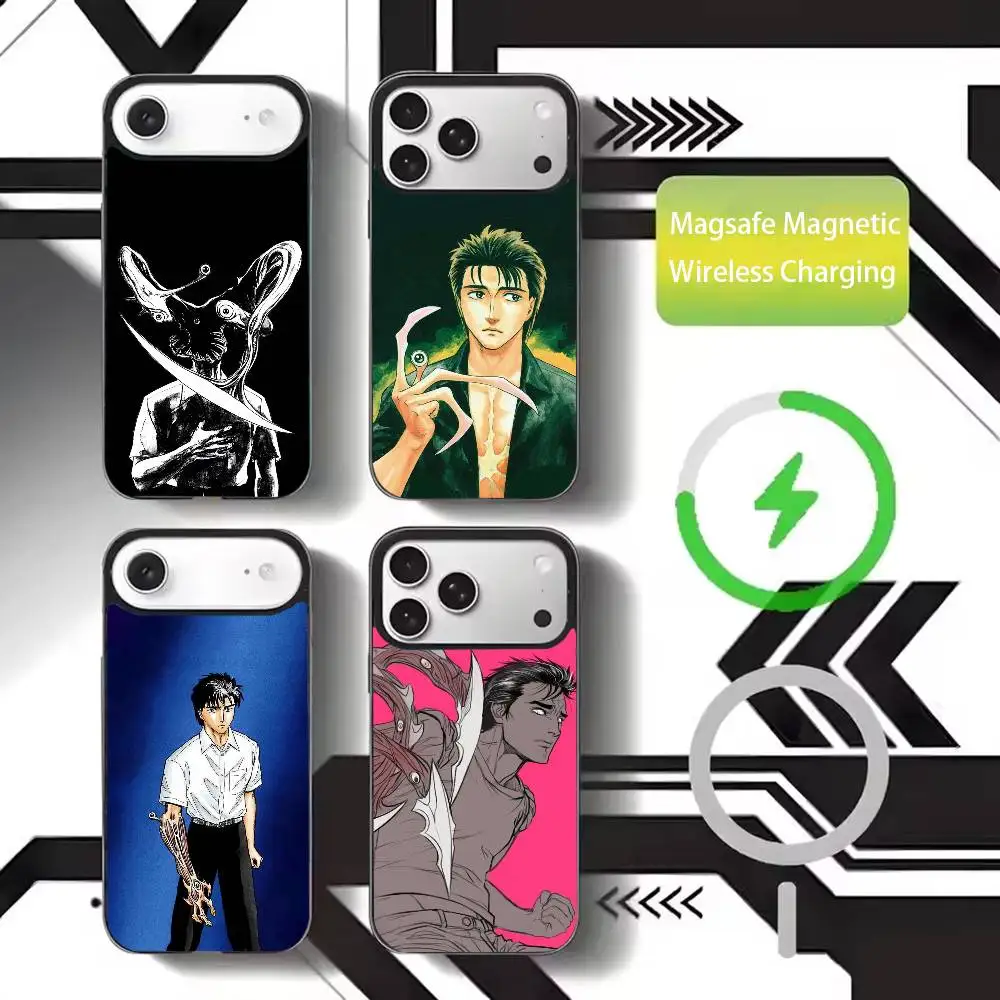 

Anime P-Parasyte Phone Case For iPhone17,16,15,14,13,12,11 Plus,Pro Max Magnetic For Magsafe Wireless Charging