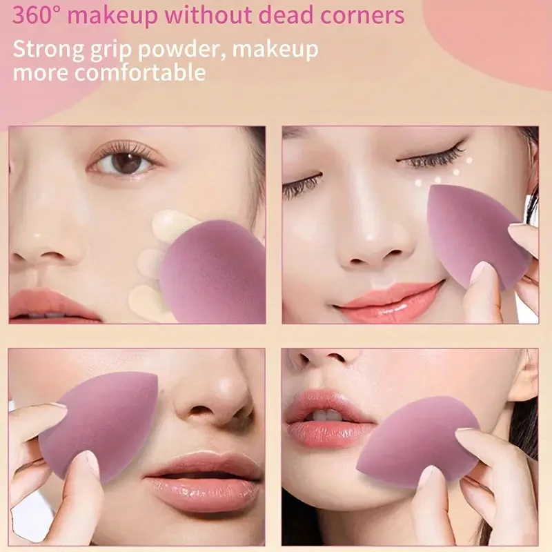 メイクアップスポンジキット14セット、ビューティースポンジミキサー、フェイシャルクロス4枚とミニメイクアップスポンジ4枚、液体に適しています。